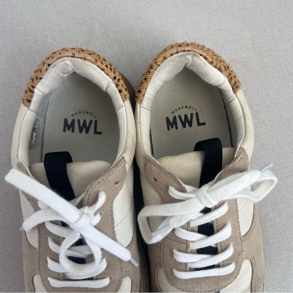 Women’s Madewell Tennis Shoes Size 8 Cheetah Print - Picture 10 of 14